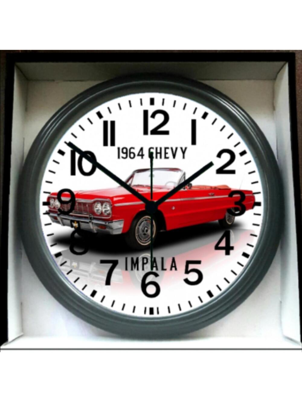 1964 Chevy Impala Convertible Wall Clock New!